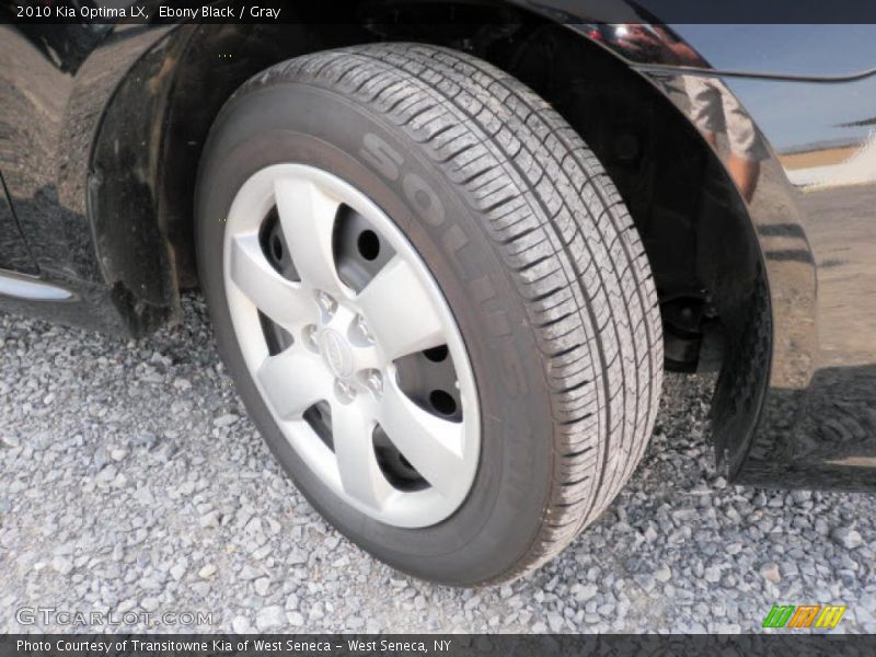 Ebony Black / Gray 2010 Kia Optima LX