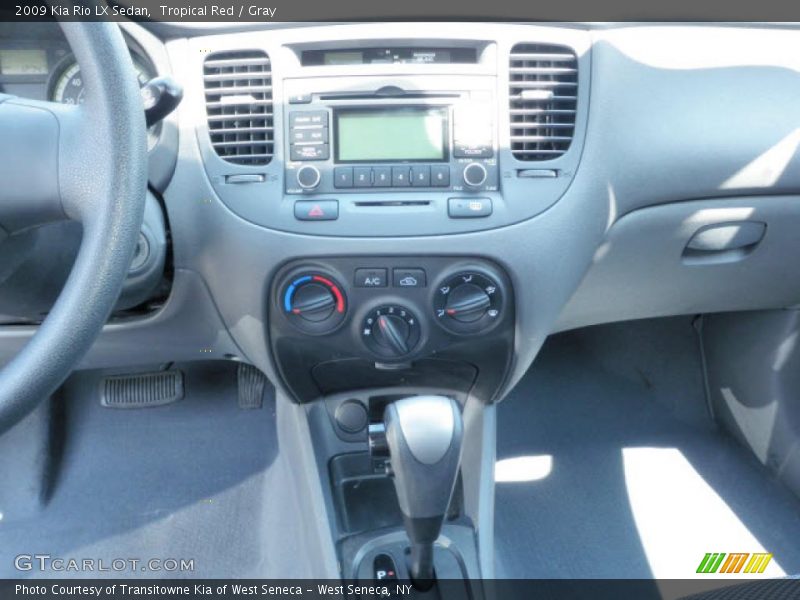 Tropical Red / Gray 2009 Kia Rio LX Sedan