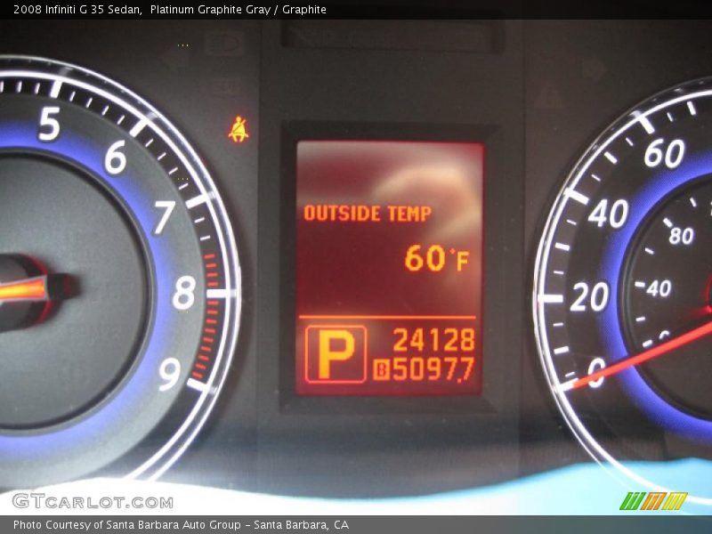 Platinum Graphite Gray / Graphite 2008 Infiniti G 35 Sedan