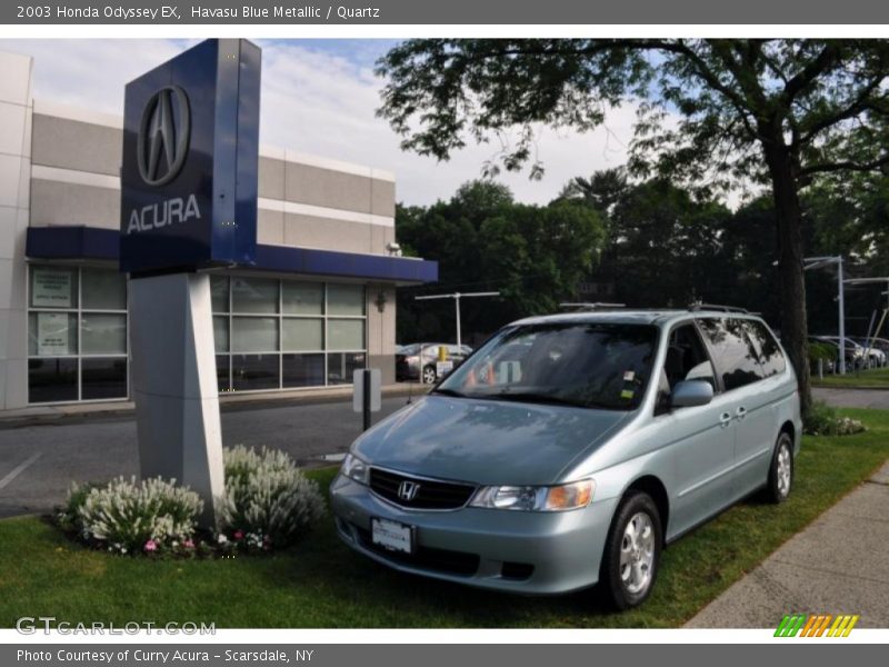 Havasu Blue Metallic / Quartz 2003 Honda Odyssey EX