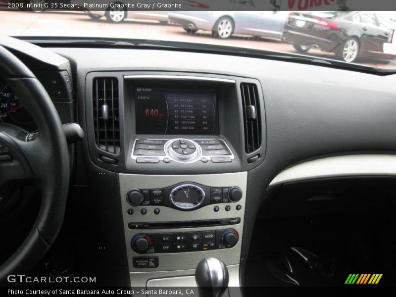 Platinum Graphite Gray / Graphite 2008 Infiniti G 35 Sedan