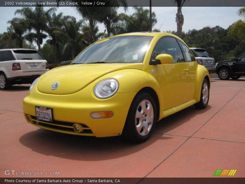 Yellow / Grey 2002 Volkswagen New Beetle GLS Coupe