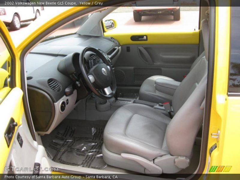Yellow / Grey 2002 Volkswagen New Beetle GLS Coupe