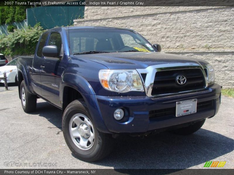 Indigo Ink Pearl / Graphite Gray 2007 Toyota Tacoma V6 PreRunner Access Cab