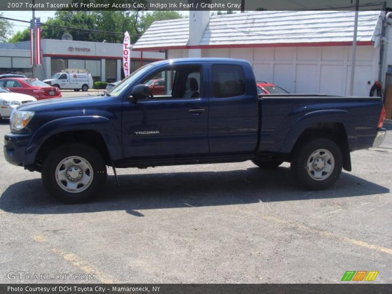 Indigo Ink Pearl / Graphite Gray 2007 Toyota Tacoma V6 PreRunner Access Cab