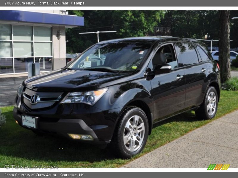 Formal Black Pearl / Taupe 2007 Acura MDX