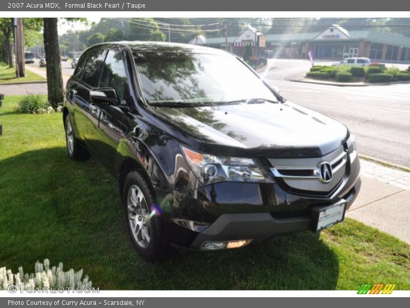 Formal Black Pearl / Taupe 2007 Acura MDX