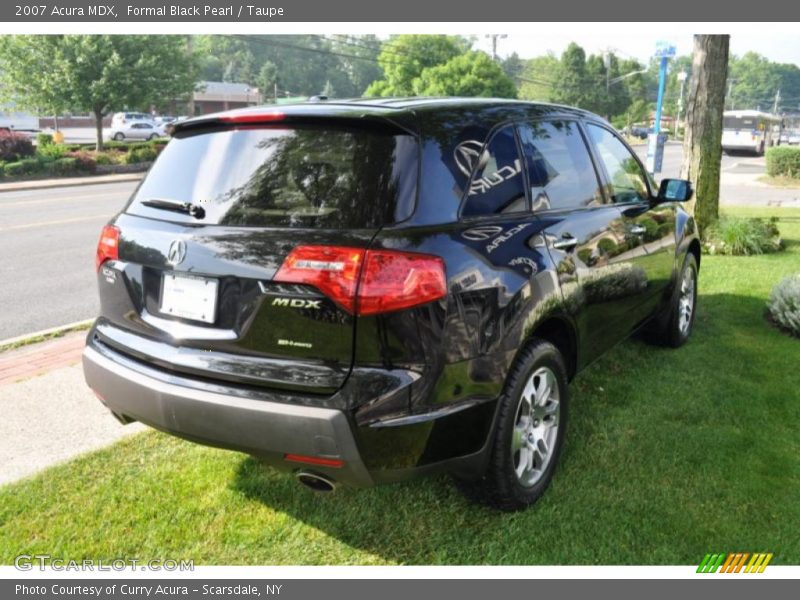 Formal Black Pearl / Taupe 2007 Acura MDX