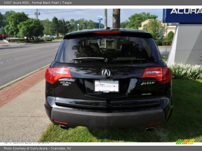 Formal Black Pearl / Taupe 2007 Acura MDX
