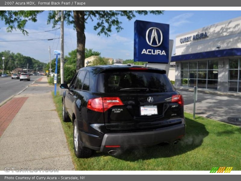 Formal Black Pearl / Taupe 2007 Acura MDX