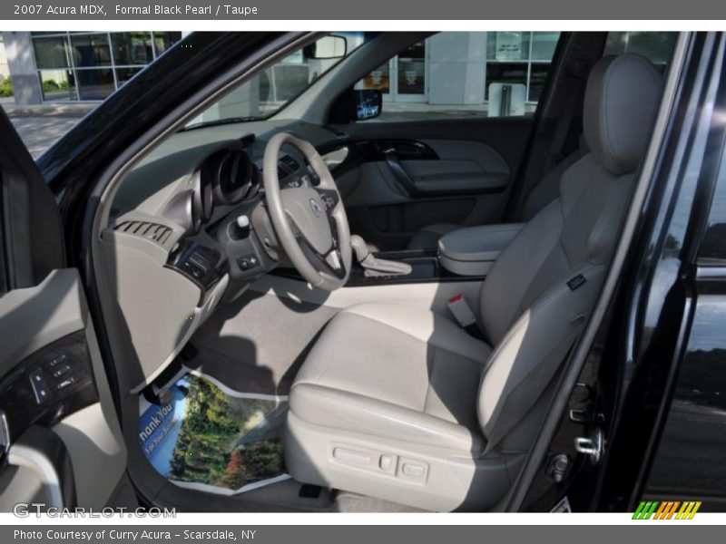 Formal Black Pearl / Taupe 2007 Acura MDX