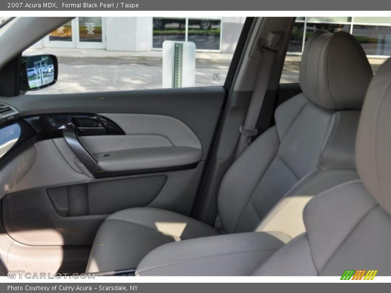 Formal Black Pearl / Taupe 2007 Acura MDX