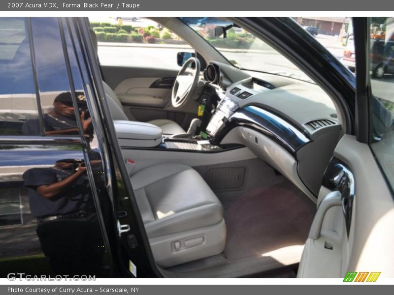 Formal Black Pearl / Taupe 2007 Acura MDX