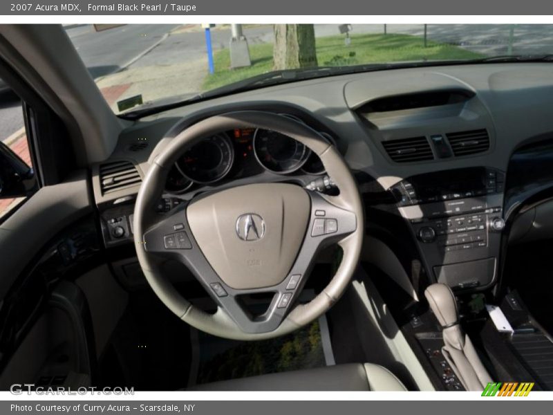 Formal Black Pearl / Taupe 2007 Acura MDX