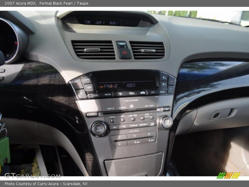 Formal Black Pearl / Taupe 2007 Acura MDX