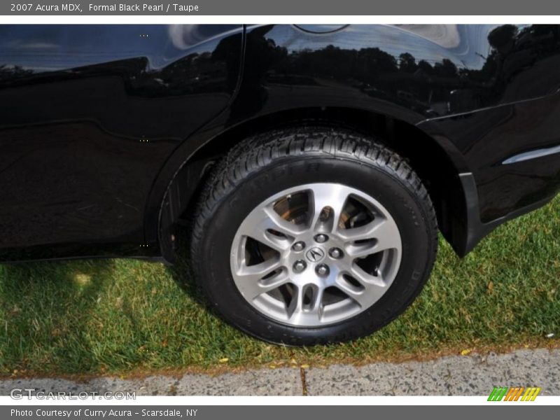 Formal Black Pearl / Taupe 2007 Acura MDX