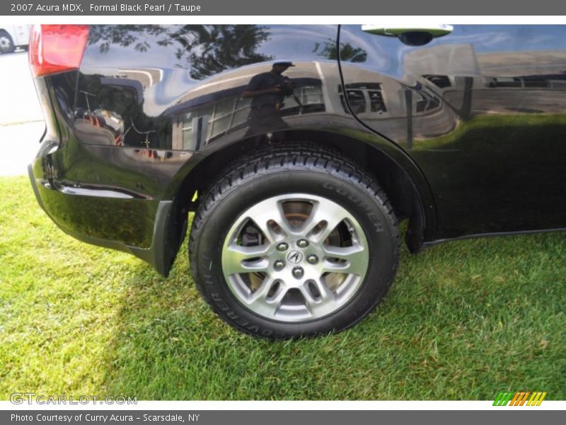 Formal Black Pearl / Taupe 2007 Acura MDX