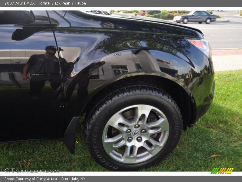 Formal Black Pearl / Taupe 2007 Acura MDX