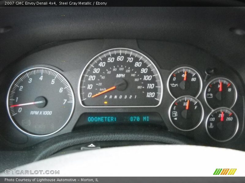 Steel Gray Metallic / Ebony 2007 GMC Envoy Denali 4x4