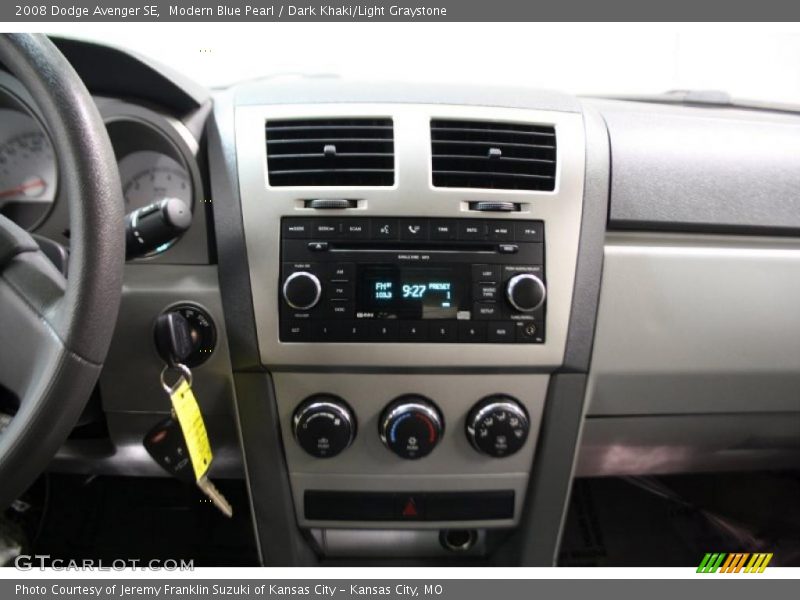 Modern Blue Pearl / Dark Khaki/Light Graystone 2008 Dodge Avenger SE
