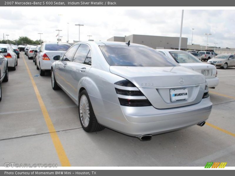 Iridium Silver Metallic / Black 2007 Mercedes-Benz S 600 Sedan