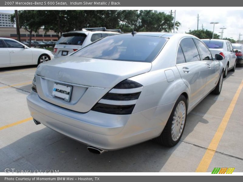Iridium Silver Metallic / Black 2007 Mercedes-Benz S 600 Sedan