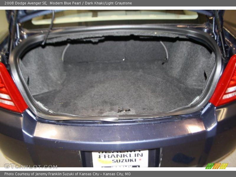 Modern Blue Pearl / Dark Khaki/Light Graystone 2008 Dodge Avenger SE