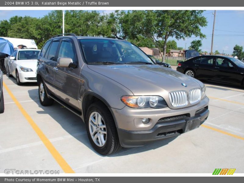 Kalahari Beige Metallic / Truffle Brown 2004 BMW X5 3.0i