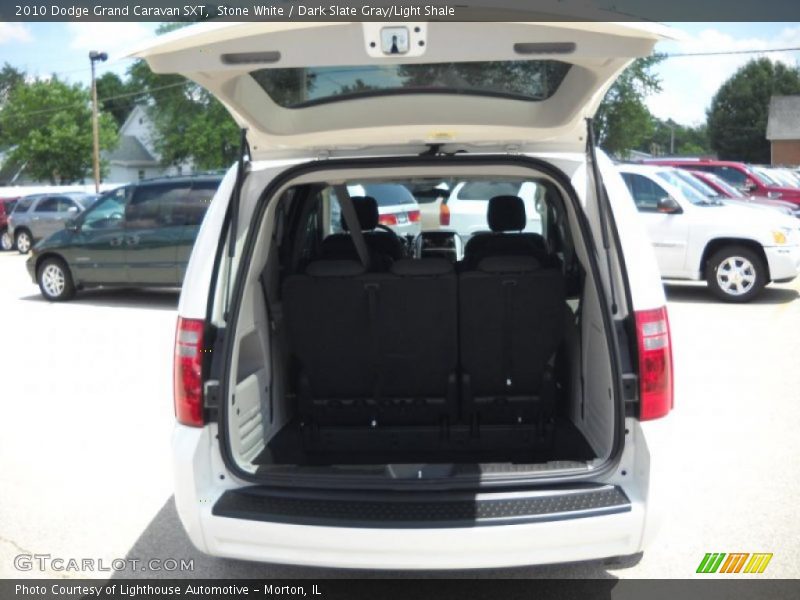 Stone White / Dark Slate Gray/Light Shale 2010 Dodge Grand Caravan SXT