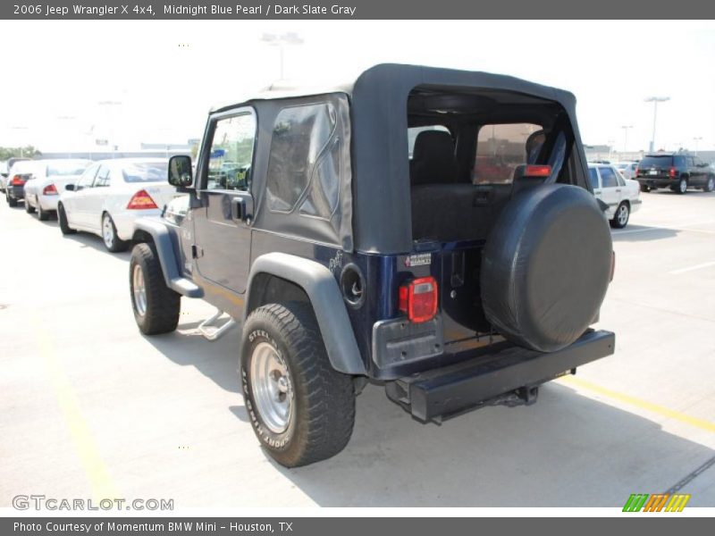 Midnight Blue Pearl / Dark Slate Gray 2006 Jeep Wrangler X 4x4
