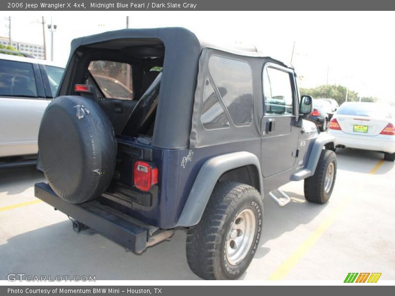 Midnight Blue Pearl / Dark Slate Gray 2006 Jeep Wrangler X 4x4