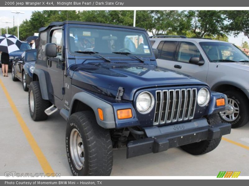 Midnight Blue Pearl / Dark Slate Gray 2006 Jeep Wrangler X 4x4