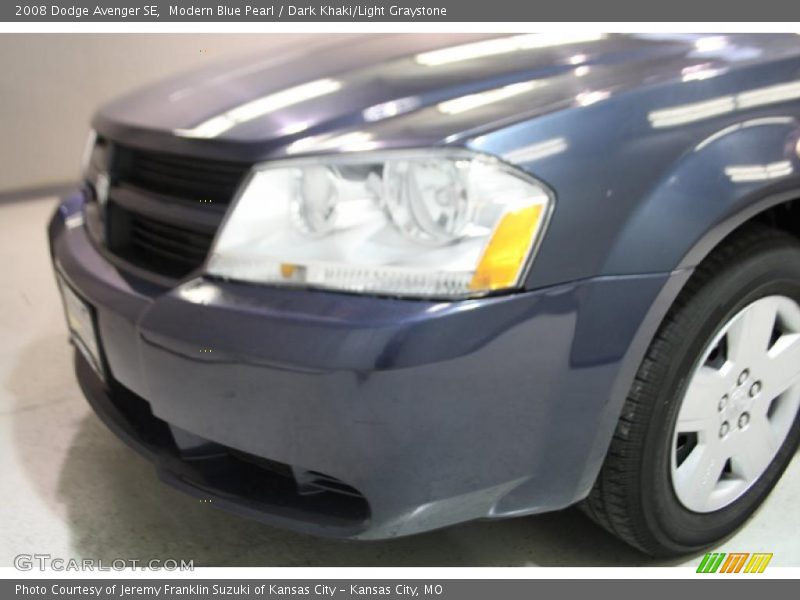 Modern Blue Pearl / Dark Khaki/Light Graystone 2008 Dodge Avenger SE