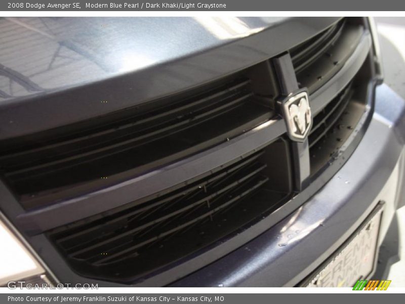 Modern Blue Pearl / Dark Khaki/Light Graystone 2008 Dodge Avenger SE