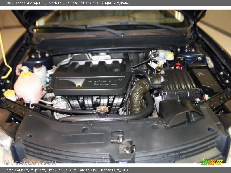 Modern Blue Pearl / Dark Khaki/Light Graystone 2008 Dodge Avenger SE