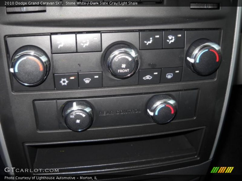 Stone White / Dark Slate Gray/Light Shale 2010 Dodge Grand Caravan SXT