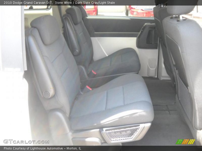 Stone White / Dark Slate Gray/Light Shale 2010 Dodge Grand Caravan SXT