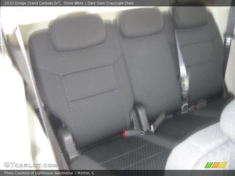 Stone White / Dark Slate Gray/Light Shale 2010 Dodge Grand Caravan SXT