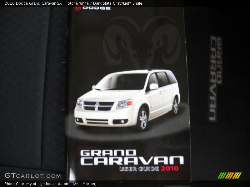 Stone White / Dark Slate Gray/Light Shale 2010 Dodge Grand Caravan SXT