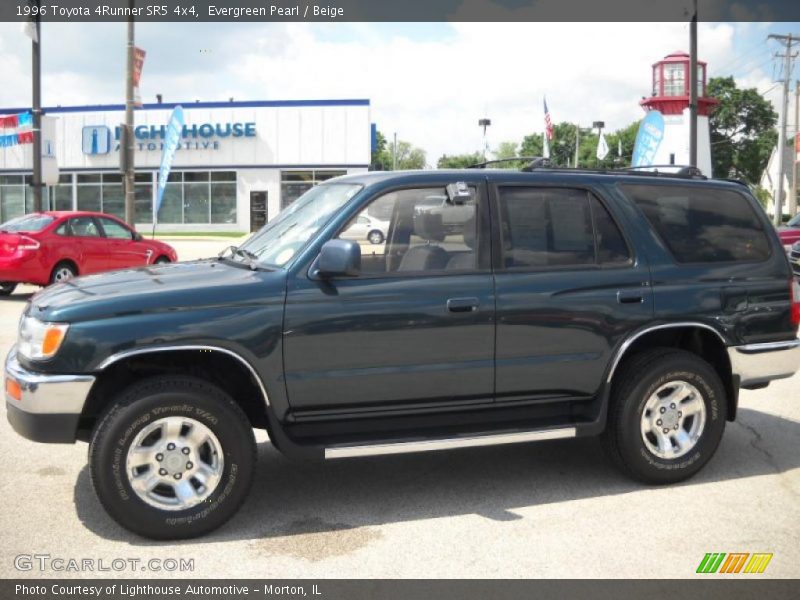 Evergreen Pearl / Beige 1996 Toyota 4Runner SR5 4x4