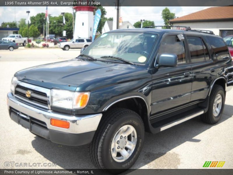 Evergreen Pearl / Beige 1996 Toyota 4Runner SR5 4x4