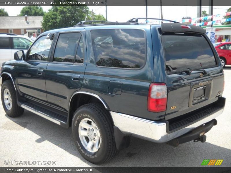 Evergreen Pearl / Beige 1996 Toyota 4Runner SR5 4x4