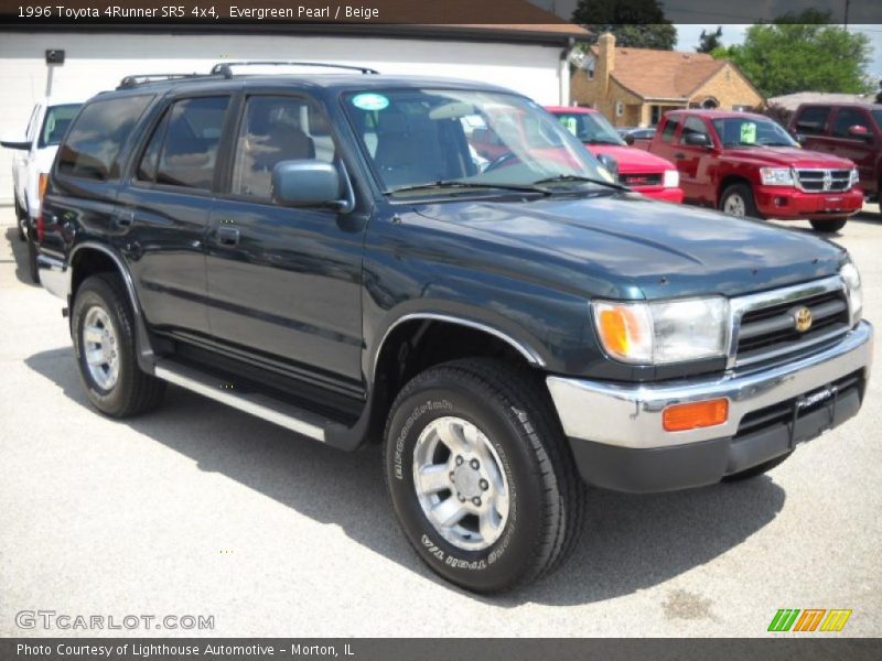 Evergreen Pearl / Beige 1996 Toyota 4Runner SR5 4x4