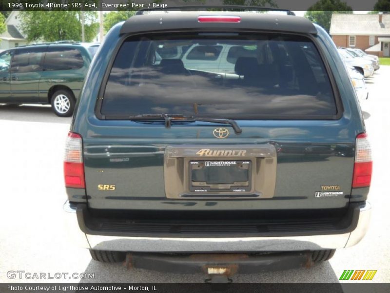 Evergreen Pearl / Beige 1996 Toyota 4Runner SR5 4x4