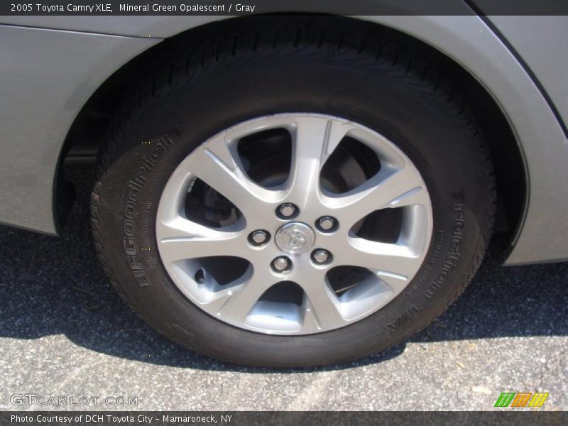 Mineral Green Opalescent / Gray 2005 Toyota Camry XLE