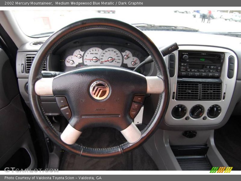 Medium Wedgewood Blue Metallic / Dark Graphite 2002 Mercury Mountaineer