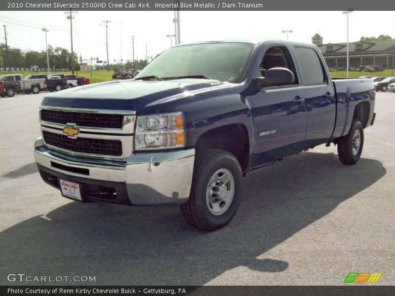 Imperial Blue Metallic / Dark Titanium 2010 Chevrolet Silverado 2500HD Crew Cab 4x4