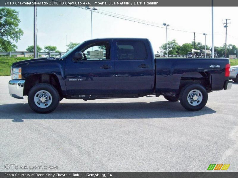 Imperial Blue Metallic / Dark Titanium 2010 Chevrolet Silverado 2500HD Crew Cab 4x4