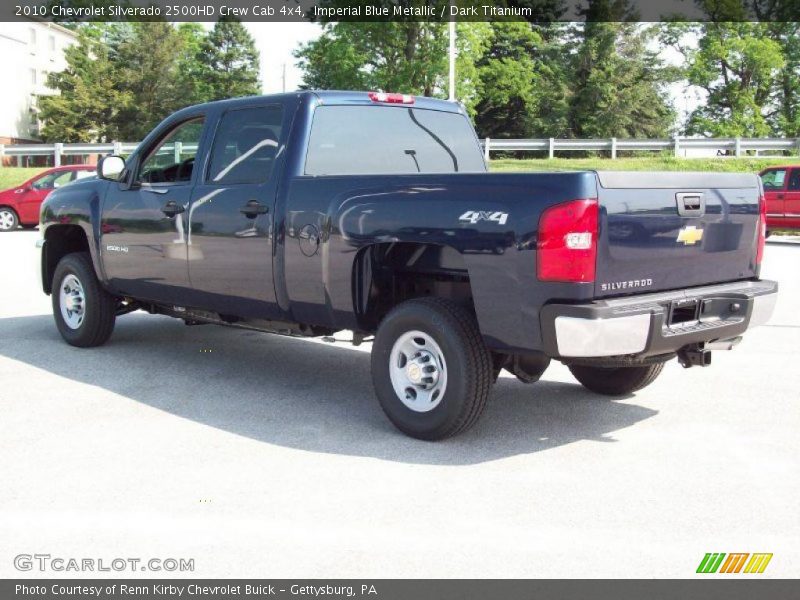 Imperial Blue Metallic / Dark Titanium 2010 Chevrolet Silverado 2500HD Crew Cab 4x4