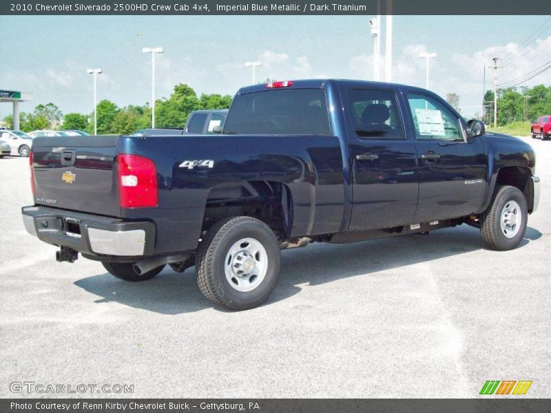 Imperial Blue Metallic / Dark Titanium 2010 Chevrolet Silverado 2500HD Crew Cab 4x4